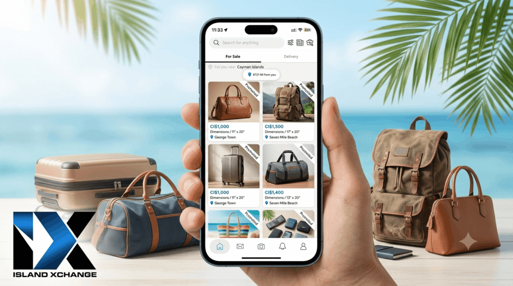 Used bags Cayman marketplace with Island-Xchange