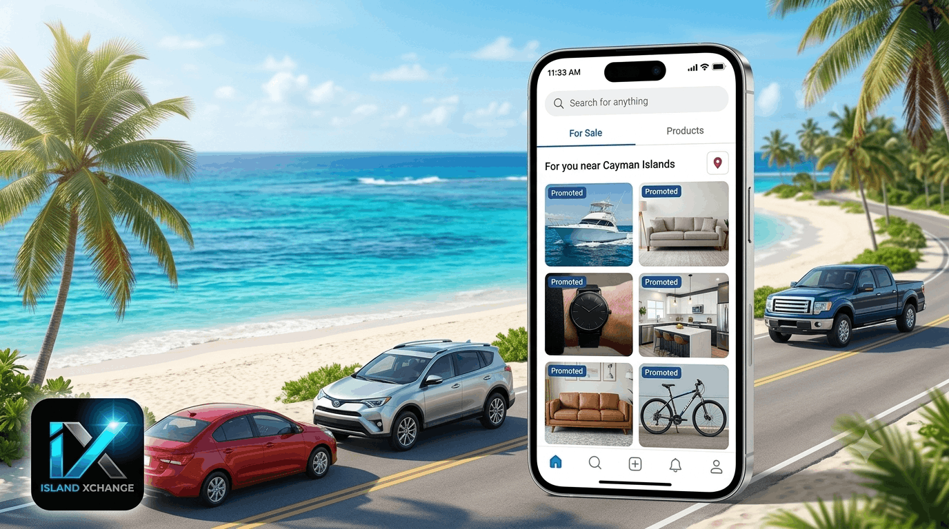Buy and sell used cars Cayman Islands with Island-Xchange