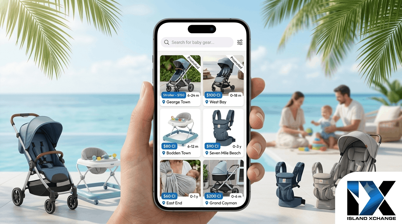 Used strollers Cayman marketplace with Island-Xchange